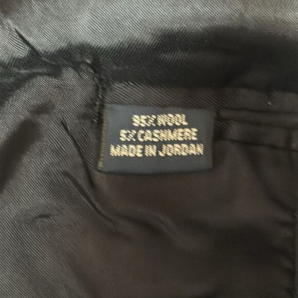 Brooks Brothers 346 Two-Buttons Wool Blazer Navy Blue with Gold Buttons 43L Vtg - Picture 15 of 16